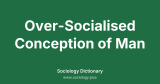 Over-Socialised Conception of Man