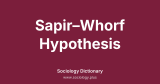 Sapir–Whorf Hypothesis