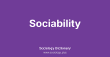 Sociability