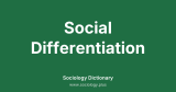 Social Differentiation