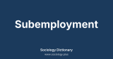 Subemployment